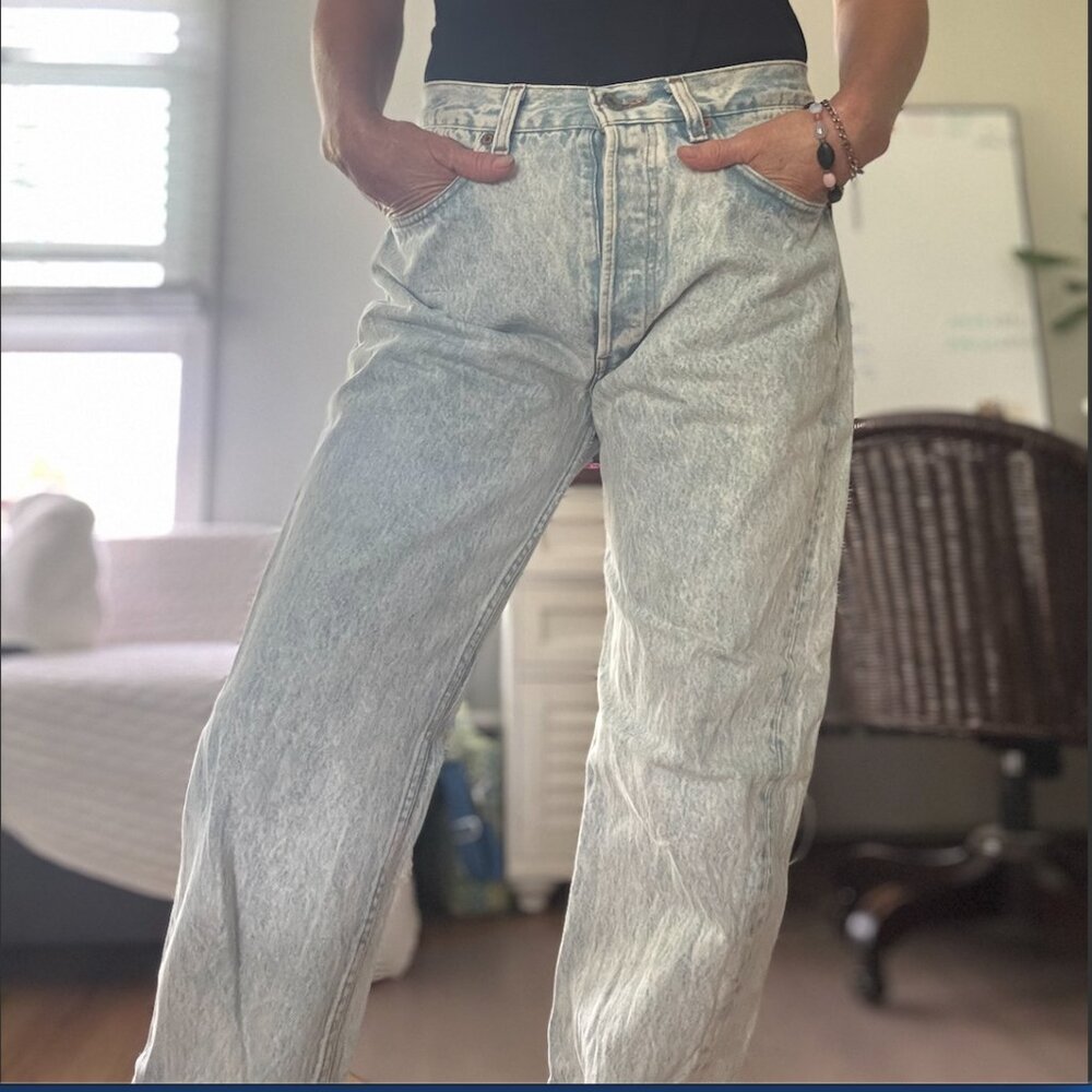 VINTAGE STONEWASH USA LEVIS 🔥 28/28